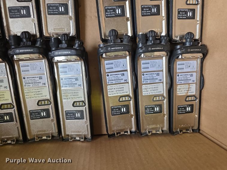 image for item DZ3900 Approximately 105 Motorola XTS5000 radios