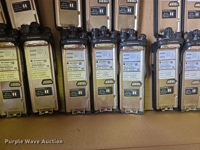 image for item DZ3900 Approximately 105 Motorola XTS5000 radios