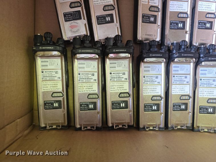 image for item DZ3900 Approximately 105 Motorola XTS5000 radios