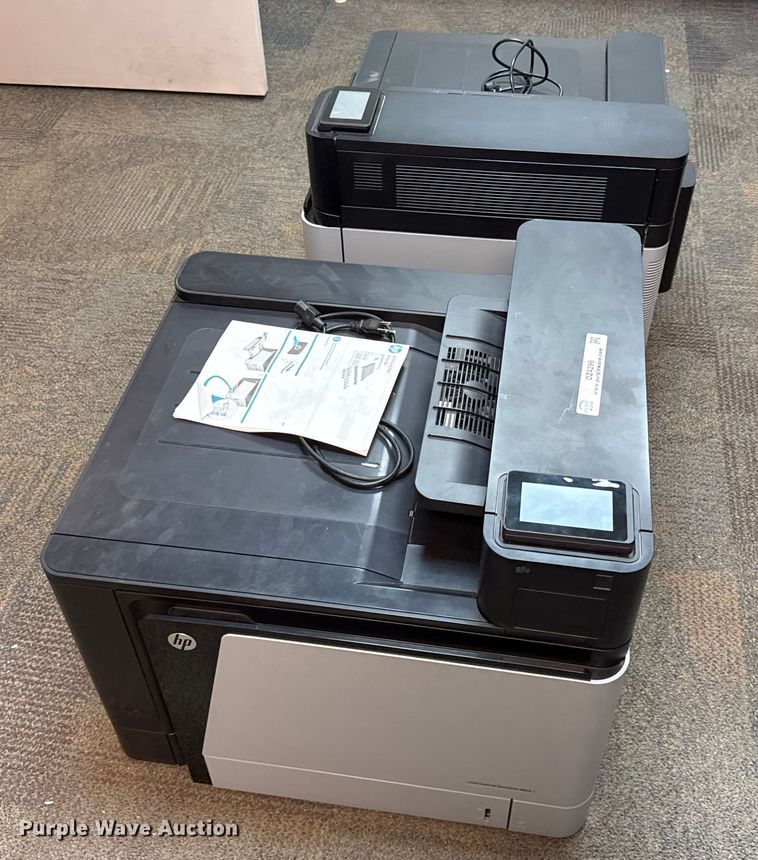 image for item DZ4296 (2) HP lazerjet M855 printers