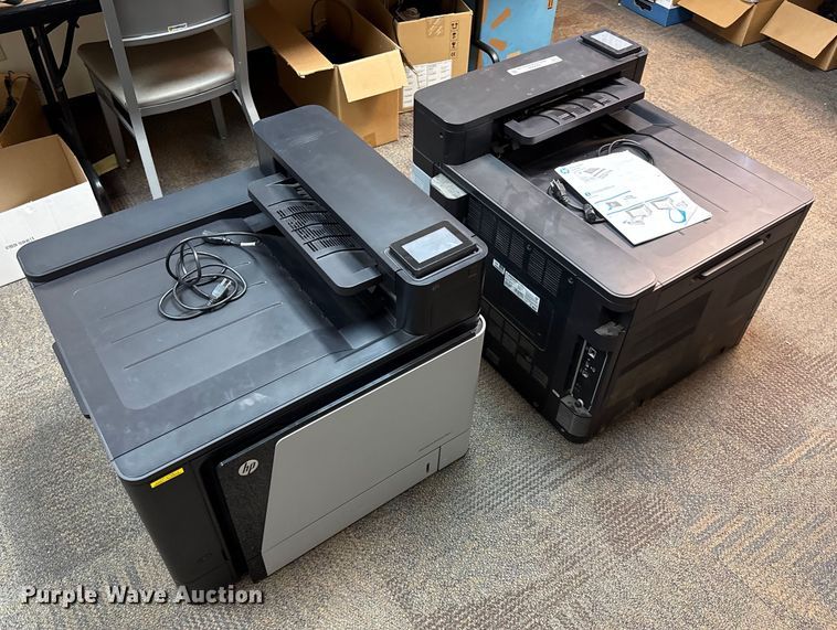 image for item DZ4296 (2) HP lazerjet M855 printers