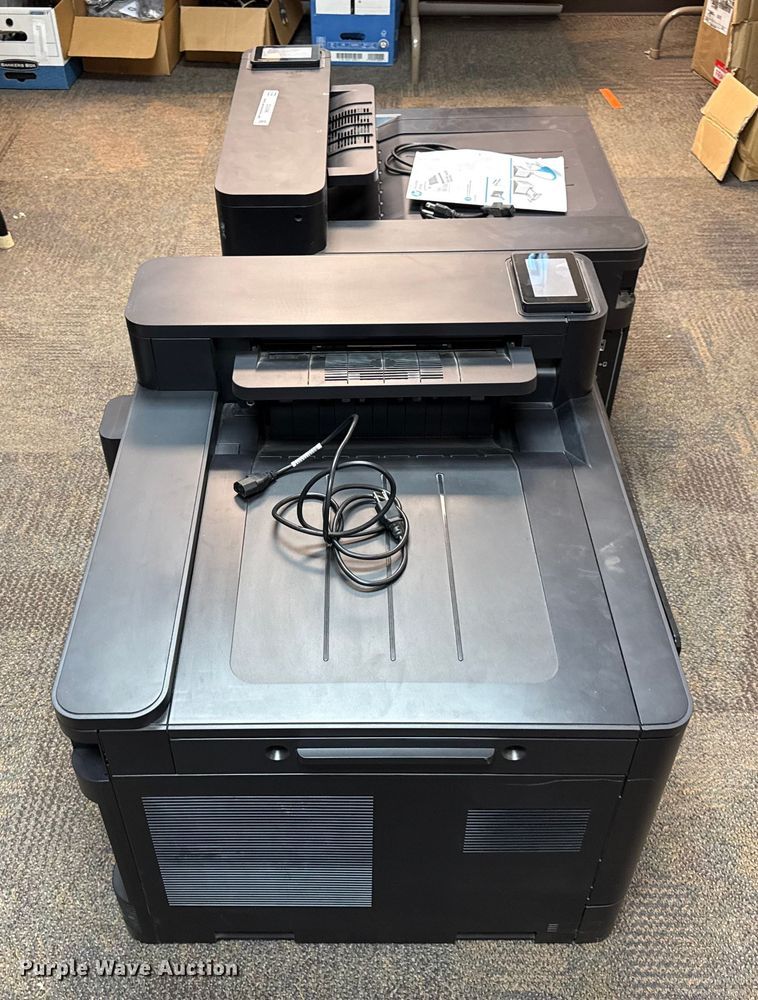 image for item DZ4296 (2) HP lazerjet M855 printers