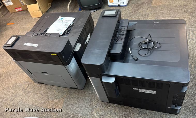 image for item DZ4296 (2) HP lazerjet M855 printers