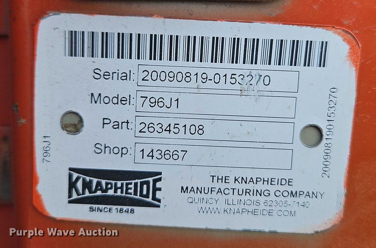 image for item DZ4303 2009 Ford F250 Super Duty Crew Cab utility bed pickup truck