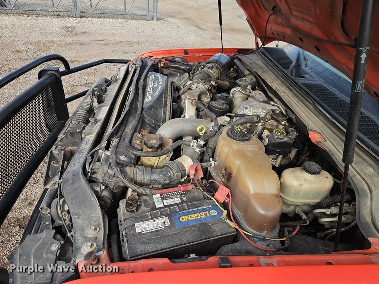 image for item DZ4303 2009 Ford F250 Super Duty Crew Cab utility bed pickup truck