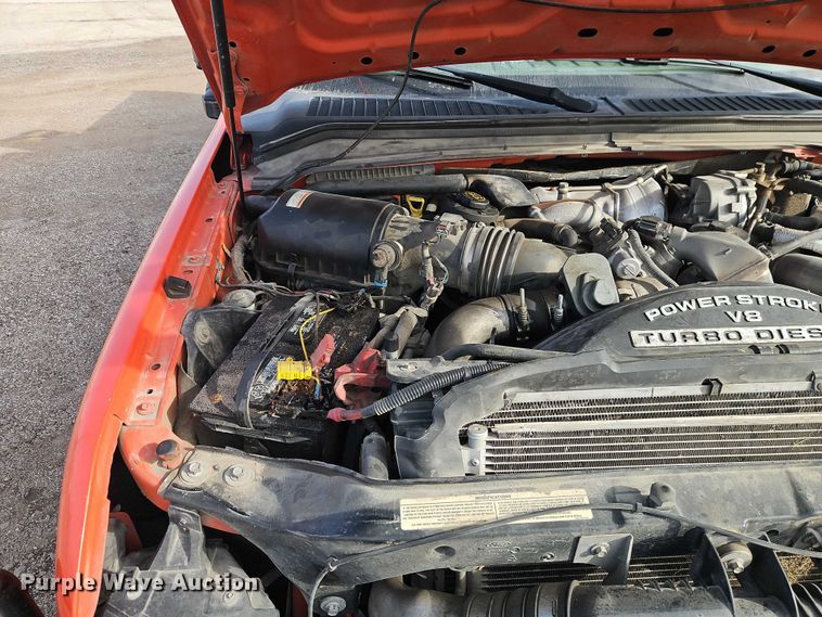 image for item DZ4303 2009 Ford F250 Super Duty Crew Cab utility bed pickup truck