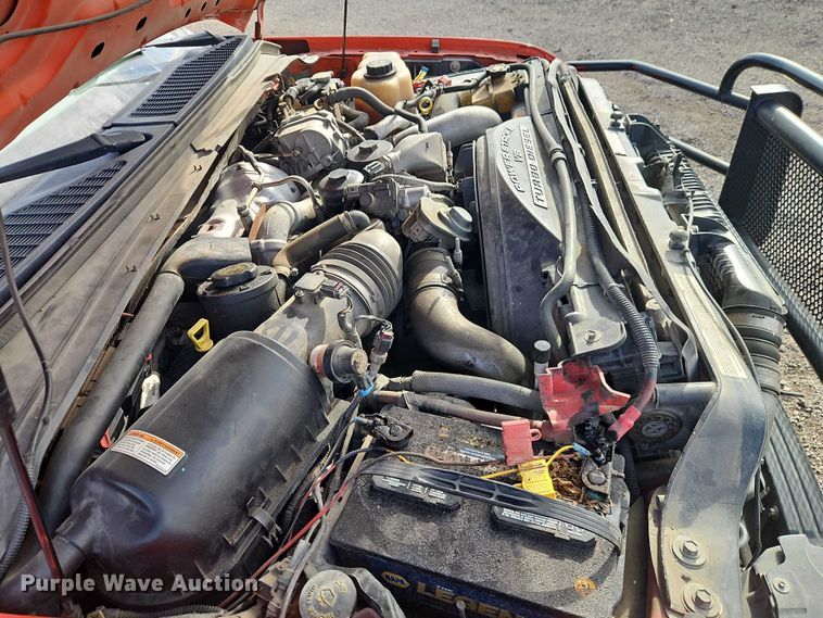 image for item DZ4303 2009 Ford F250 Super Duty Crew Cab utility bed pickup truck