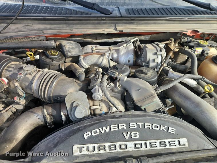 image for item DZ4303 2009 Ford F250 Super Duty Crew Cab utility bed pickup truck