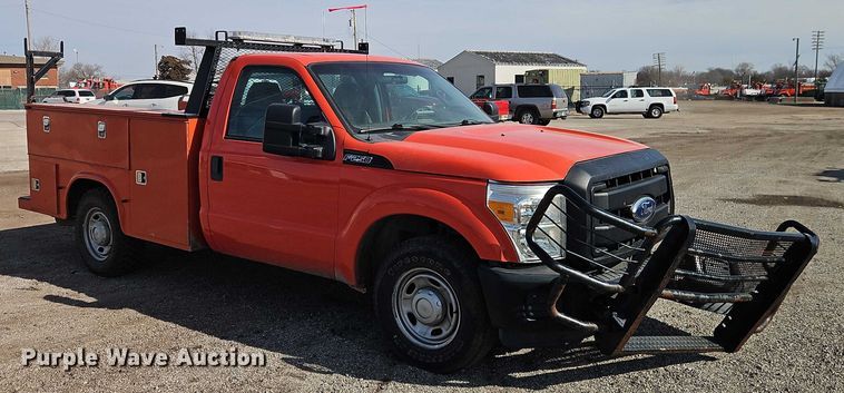 image for item DZ4306 2011 Ford F250 Super Duty utility bed pickup truck