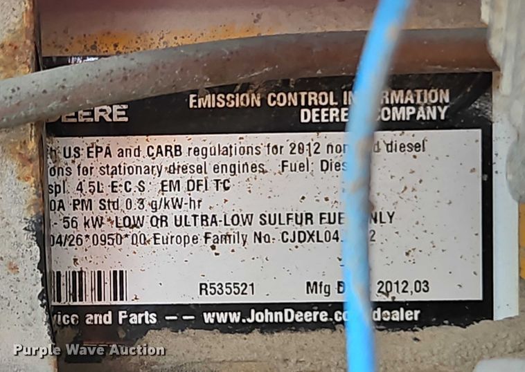 image for item DZ4311 2012 Duraco 125DJT pothole patcher