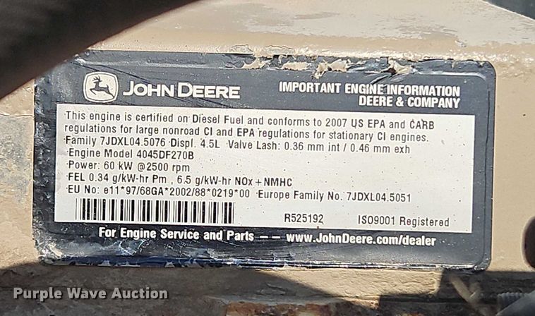 image for item DZ4312 2009 Broce Broom RJ350 broom