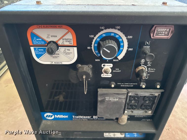 image for item DZ4328 2002 Miller Trailblazer  welder/generator