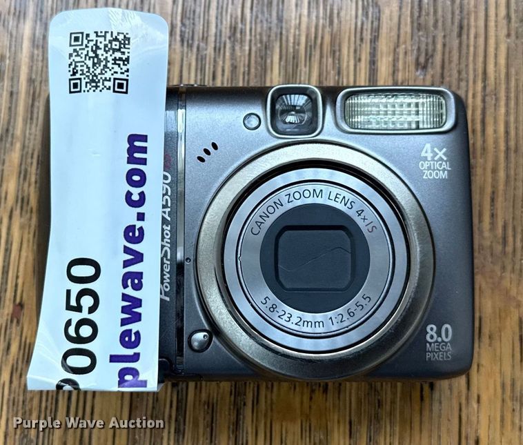 image for item EP0650 Canon Power Shot A590 IS camera