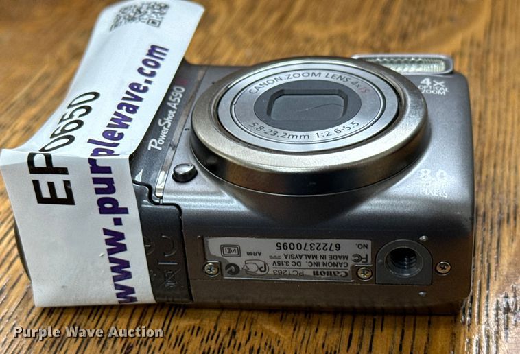 image for item EP0650 Canon Power Shot A590 IS camera