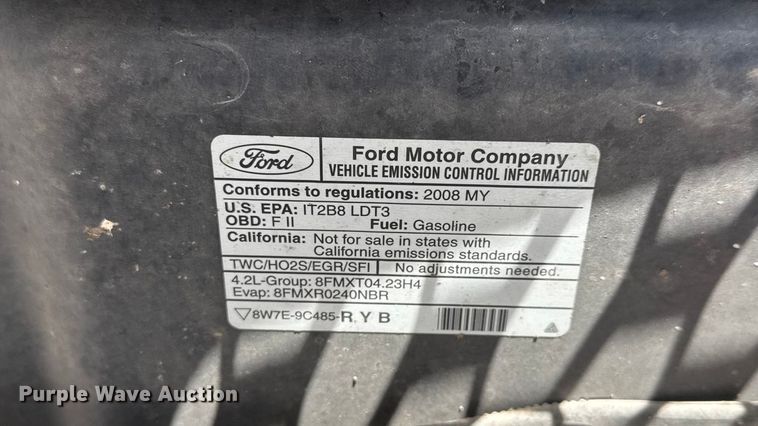 image for item EP2924 2008 Ford F150 pickup truck