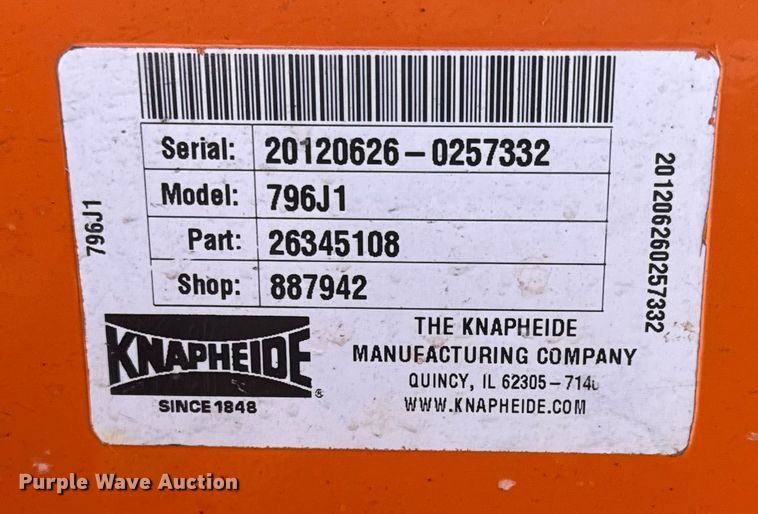 image for item EP2926 2012 Chevrolet Silverado 2500HD Crew Cab utility bed pickup truck