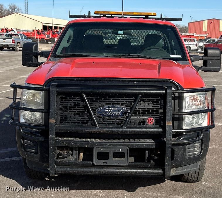 image for item EP2928 2011 Ford F250 Super Duty Crew Cab utility bed pickup truck