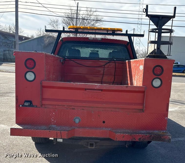 image for item EP2928 2011 Ford F250 Super Duty Crew Cab utility bed pickup truck