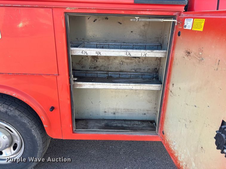 image for item EP2928 2011 Ford F250 Super Duty Crew Cab utility bed pickup truck