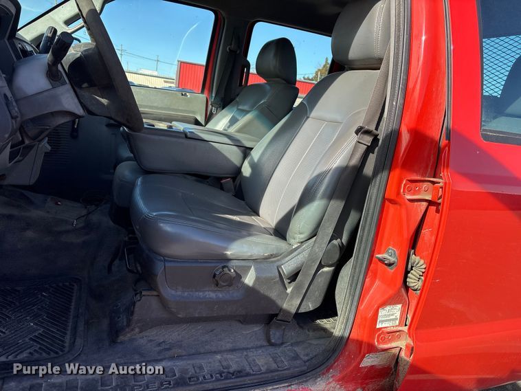 image for item EP2928 2011 Ford F250 Super Duty Crew Cab utility bed pickup truck