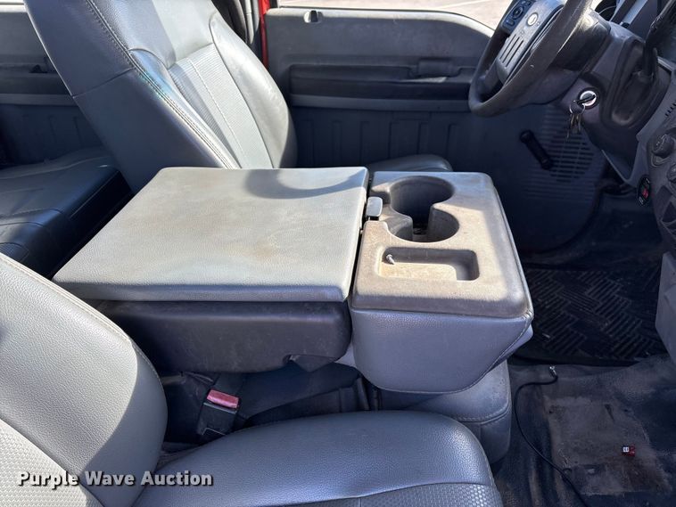 image for item EP2928 2011 Ford F250 Super Duty Crew Cab utility bed pickup truck