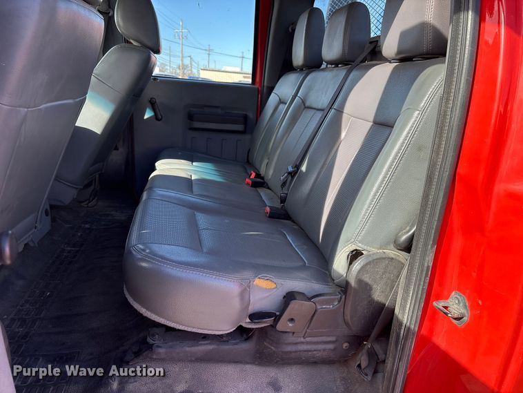 image for item EP2928 2011 Ford F250 Super Duty Crew Cab utility bed pickup truck