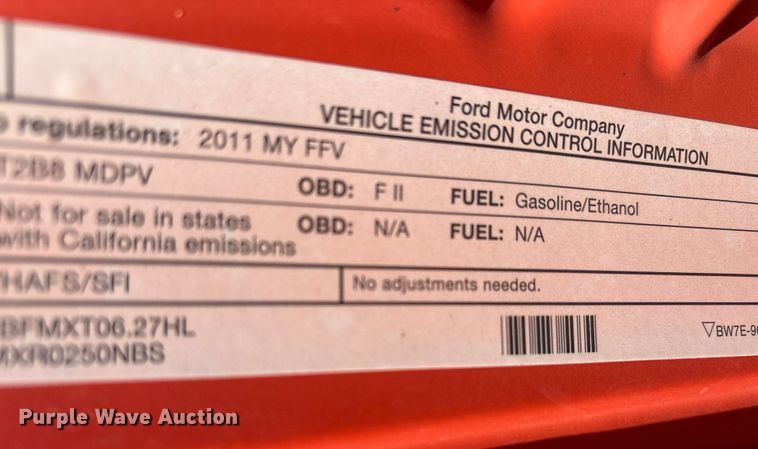 image for item EP2928 2011 Ford F250 Super Duty Crew Cab utility bed pickup truck