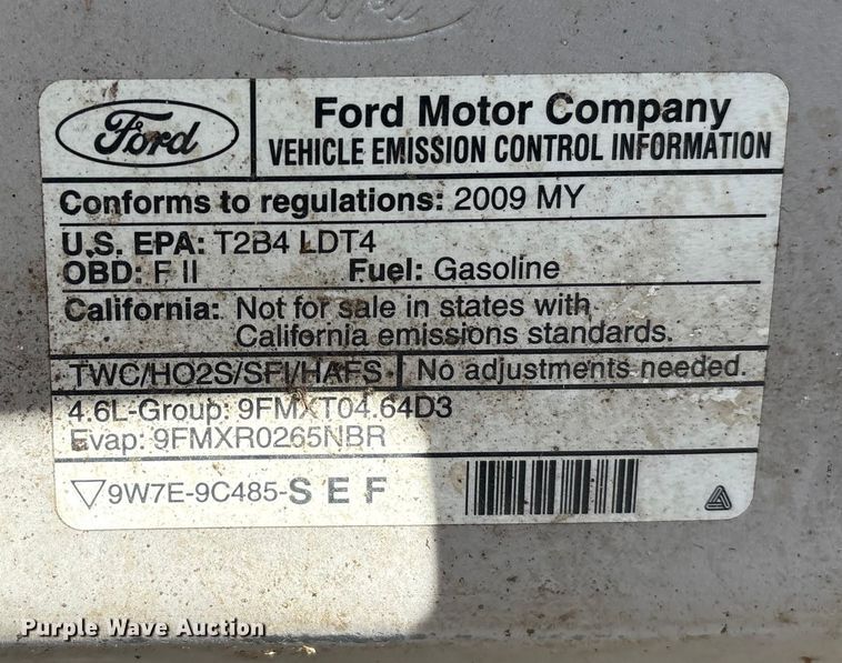 image for item EP2936 2009 Ford F150 pickup truck