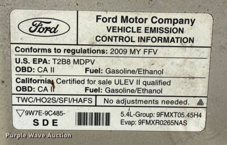 image for item EP2938 2009 Ford E350 van