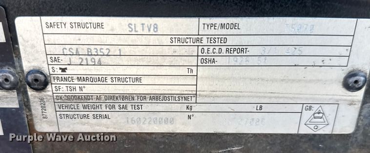 image for item EP2941 2011 New Holland T5070 MFWD tractor