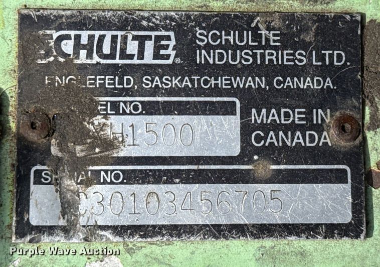 image for item EP2952 2007 Schulte XH1500 batwing rotary mower