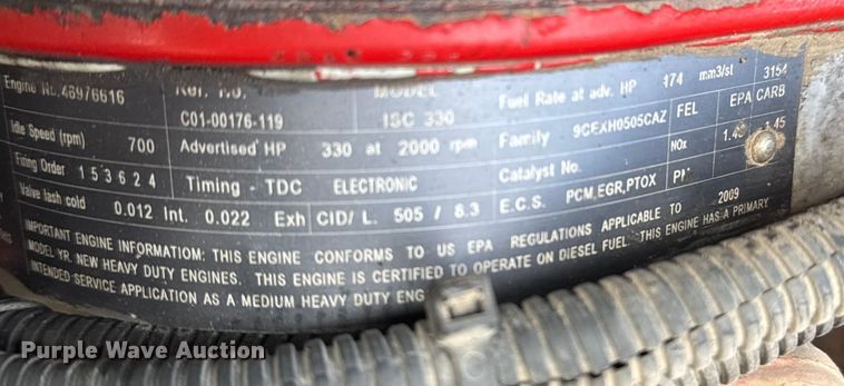 image for item EP2964 2009 Sterling L7500 Series dump truck