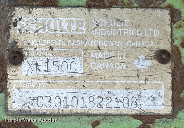 image for item EP2969 2001 Schulte XH1500 batwing rotary mower