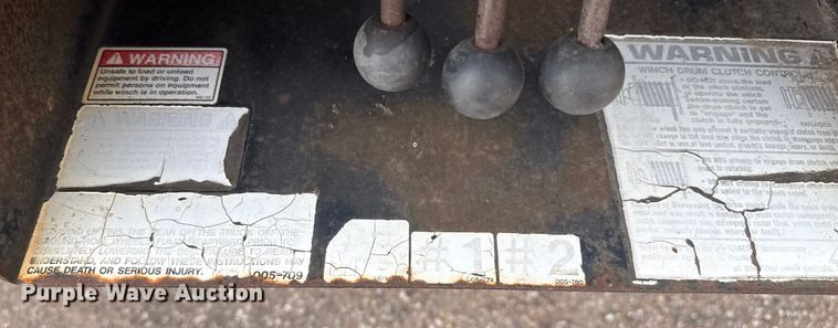 image for item EP2972 2006 Trail-Eze TE401 tilt deck equipment trailer