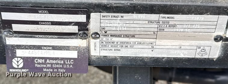 image for item EP2974 2011 New Holland T5070 MFWD tractor