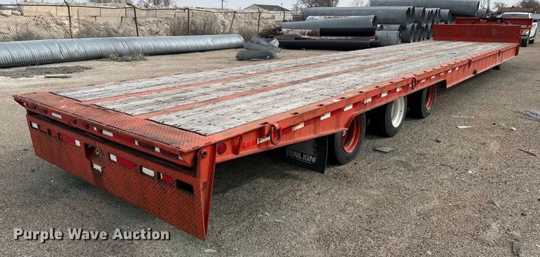 image for item EP2982 1999 Trail King TK110SA-533 drop deck trailer