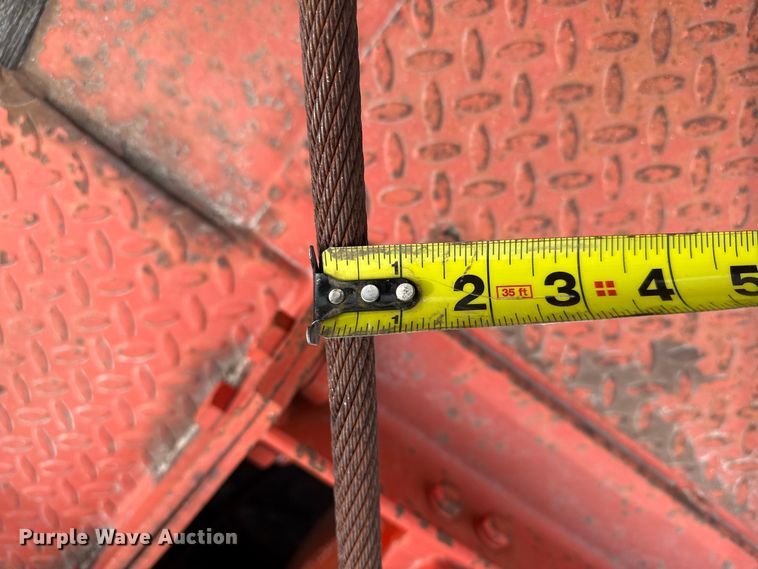 image for item EP2982 1999 Trail King TK110SA-533 drop deck trailer