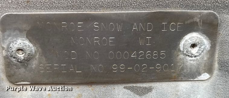 image for item ET1517 1999 Monroe Build Force 00042685 salt brine tank