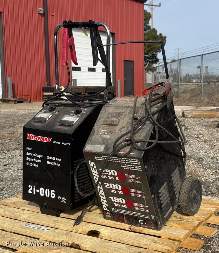 image for item ET1523 (2) battery chargers