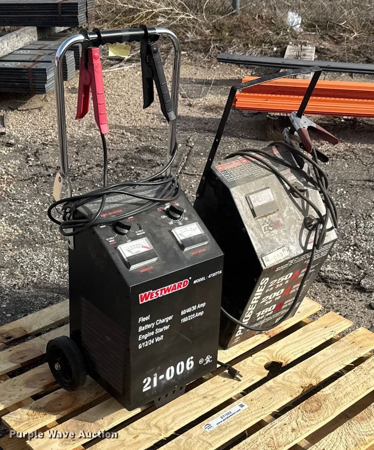 image for item ET1523 (2) battery chargers