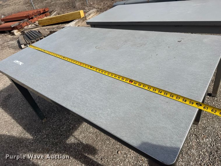 image for item ET1524 (2) steel tables