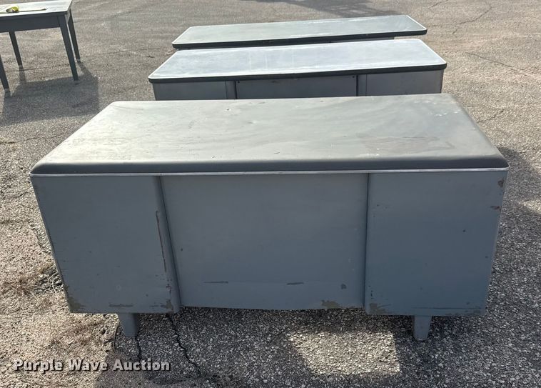 image for item ET1525 (3) steel desks