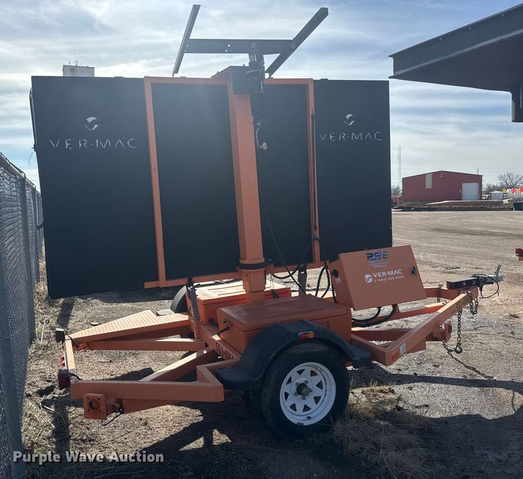 image for item ET1528 2013 Ver-Mac PCMS1210 message board trailer