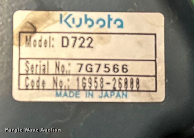 image for item FB0749 2008 Grasshopper 721D ZTR lawn mower