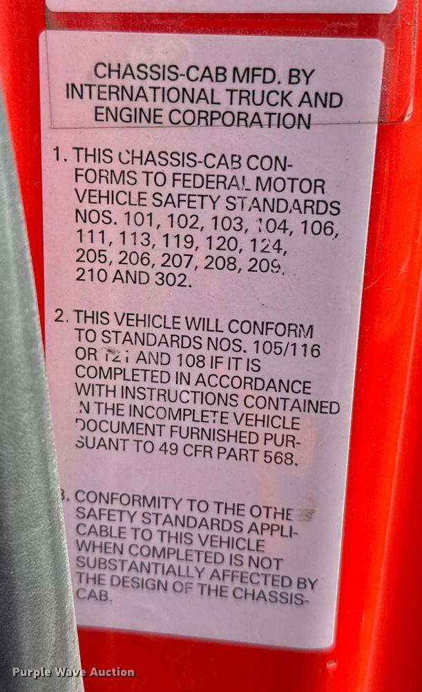 image for item FB0756 2007 International 7400 dump truck