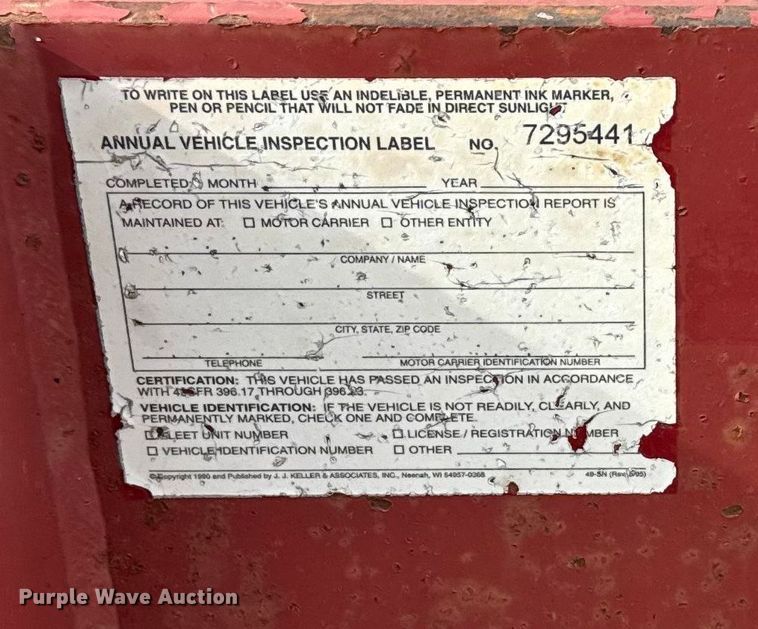 image for item FB0760 2009 Landoll tilt deck equipment trailer