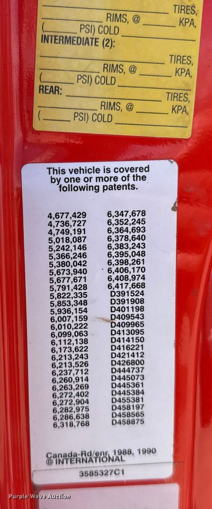 image for item FB0787 2007 International 7400 dump truck