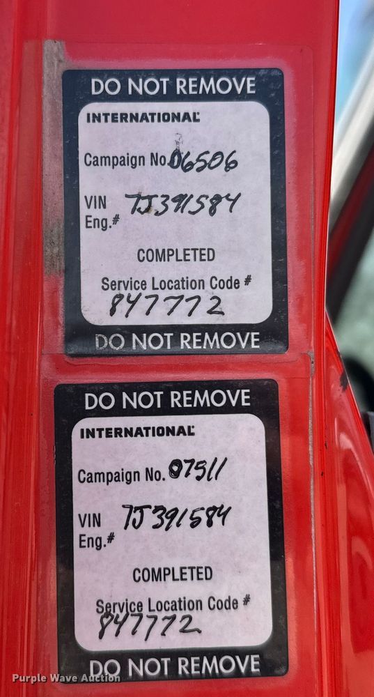 image for item FB0787 2007 International 7400 dump truck