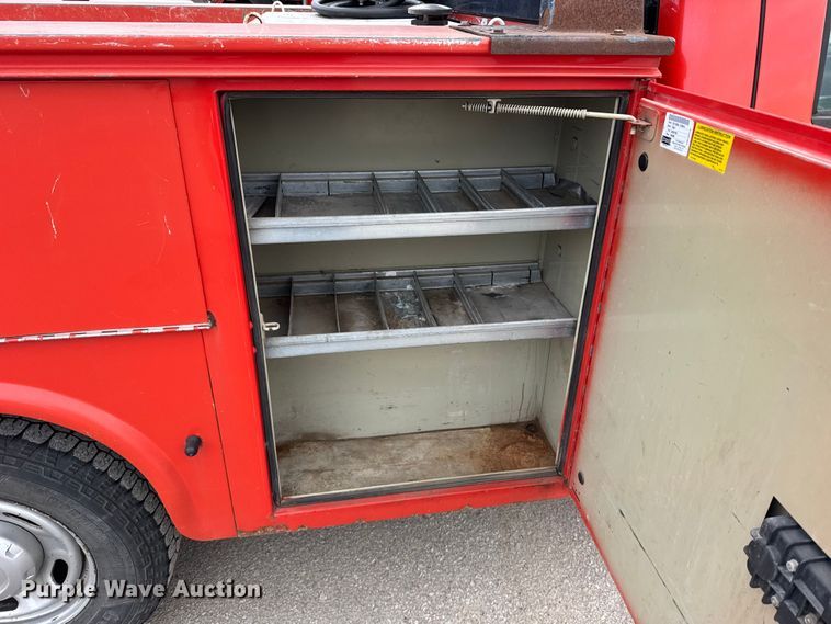 image for item FB0788 2011 Ford F250 Super Duty Crew Cab utility bed pickup truck