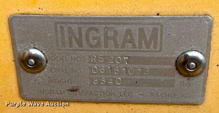 image for item FB0790 2005 Ingram RS 207 double drum roller